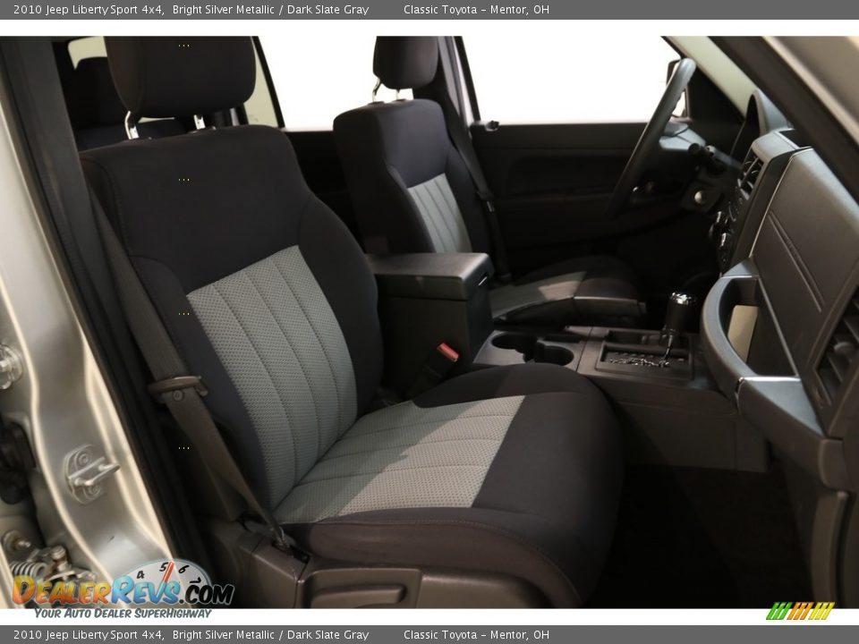 2010 Jeep Liberty Sport 4x4 Bright Silver Metallic / Dark Slate Gray Photo #12