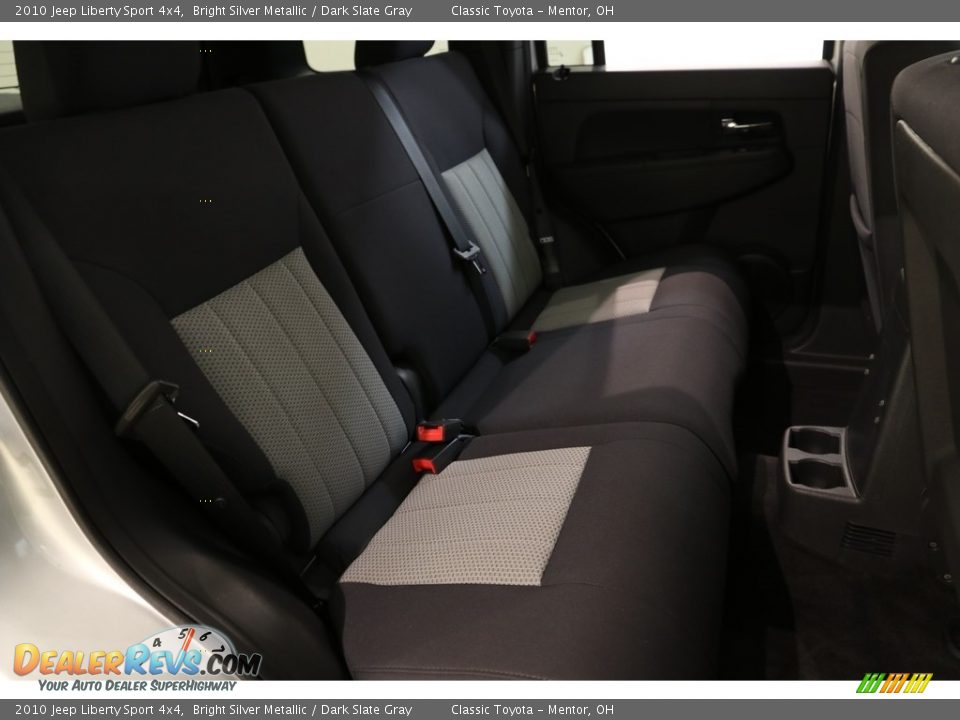 2010 Jeep Liberty Sport 4x4 Bright Silver Metallic / Dark Slate Gray Photo #13