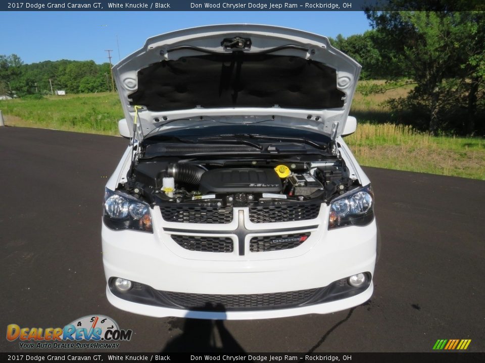 2017 Dodge Grand Caravan GT White Knuckle / Black Photo #6