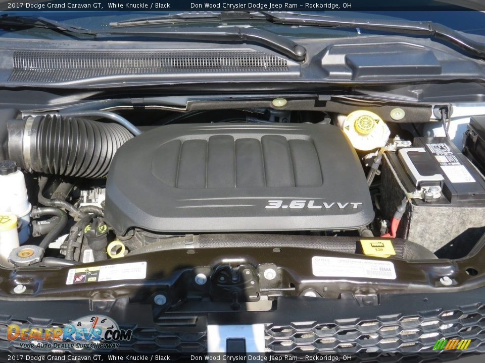 2017 Dodge Grand Caravan GT White Knuckle / Black Photo #7