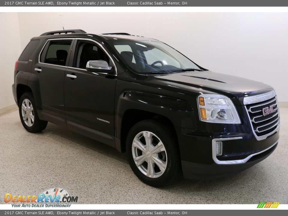 2017 GMC Terrain SLE AWD Ebony Twilight Metallic / Jet Black Photo #1