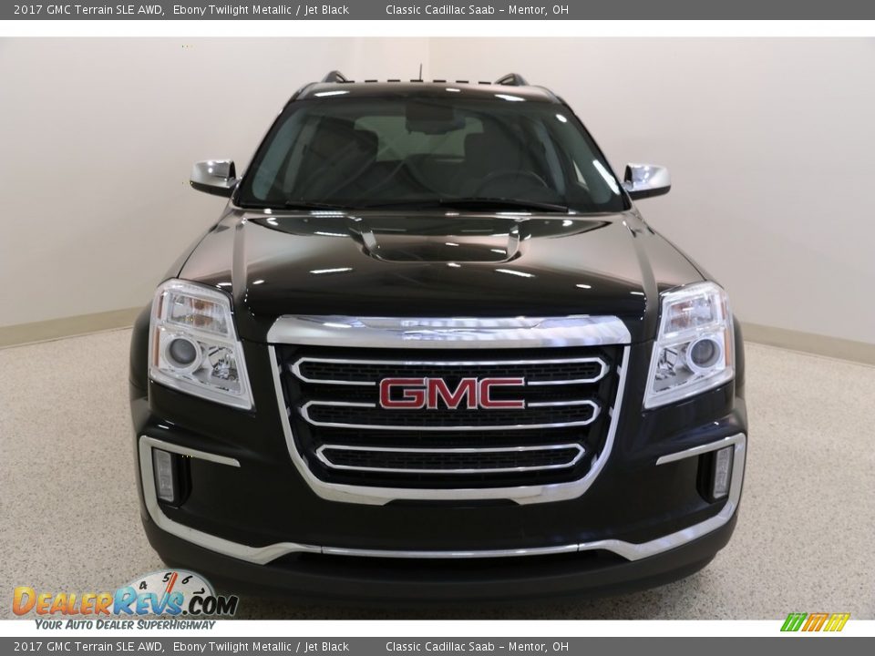 2017 GMC Terrain SLE AWD Ebony Twilight Metallic / Jet Black Photo #2