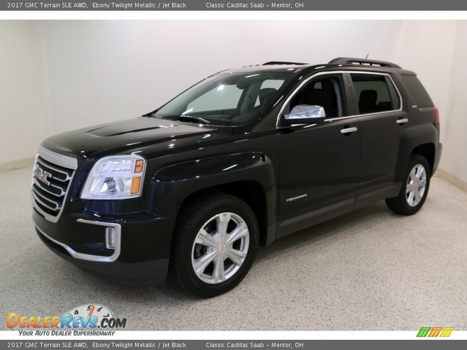 2017 GMC Terrain SLE AWD Ebony Twilight Metallic / Jet Black Photo #3