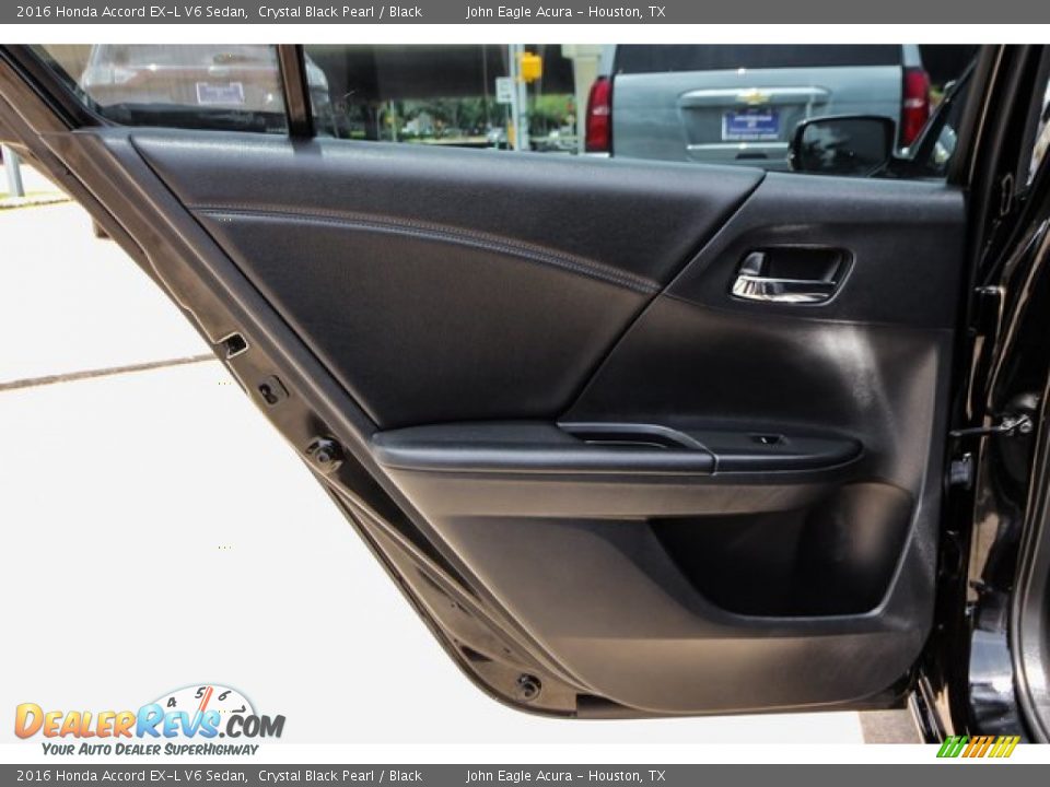 2016 Honda Accord EX-L V6 Sedan Crystal Black Pearl / Black Photo #20