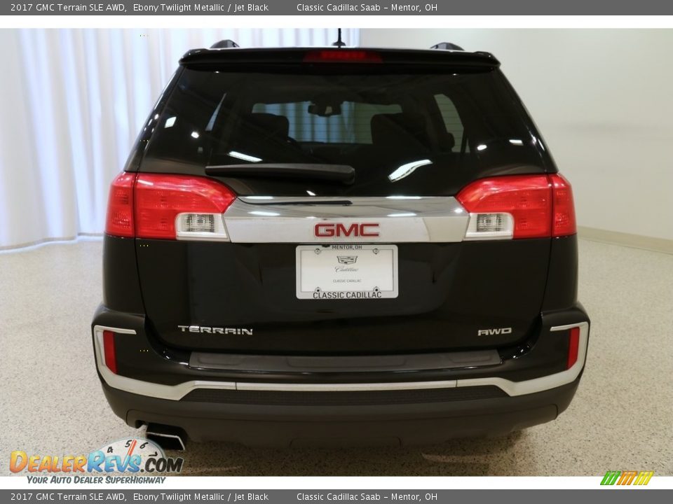 2017 GMC Terrain SLE AWD Ebony Twilight Metallic / Jet Black Photo #18