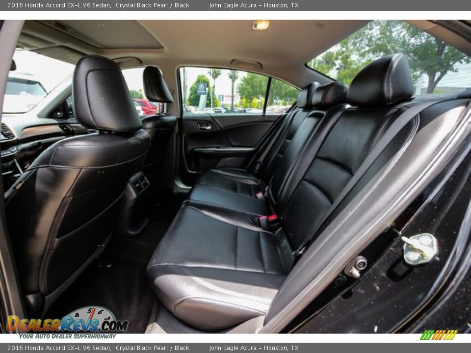 2016 Honda Accord EX-L V6 Sedan Crystal Black Pearl / Black Photo #21