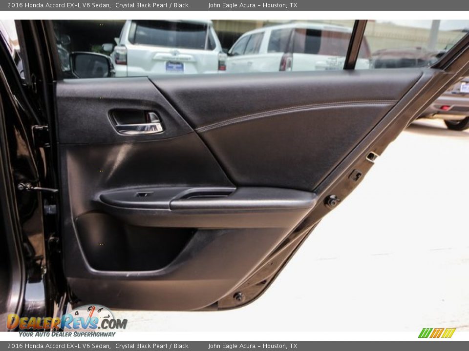2016 Honda Accord EX-L V6 Sedan Crystal Black Pearl / Black Photo #23