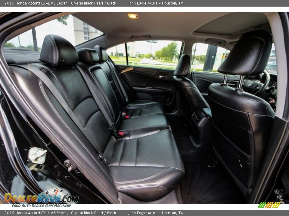 2016 Honda Accord EX-L V6 Sedan Crystal Black Pearl / Black Photo #24