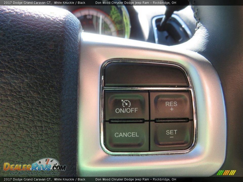 2017 Dodge Grand Caravan GT White Knuckle / Black Photo #28