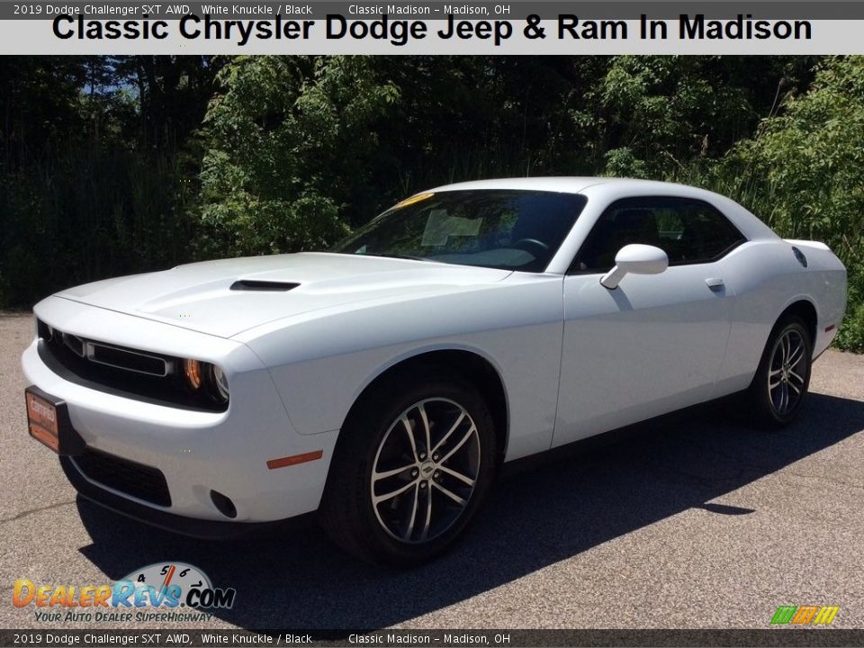 2019 Dodge Challenger SXT AWD White Knuckle / Black Photo #1