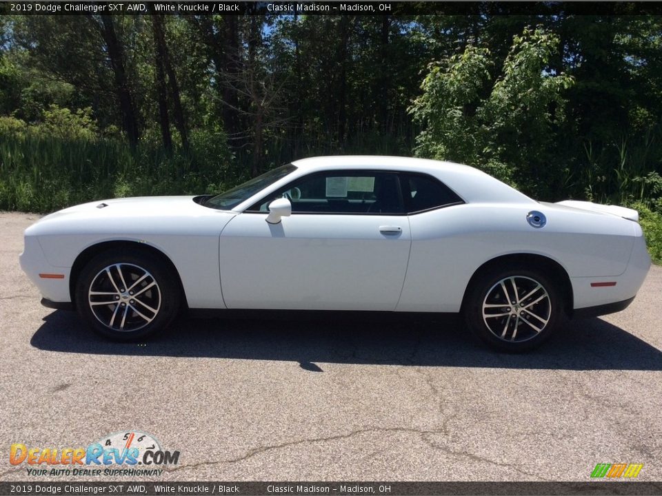 2019 Dodge Challenger SXT AWD White Knuckle / Black Photo #2