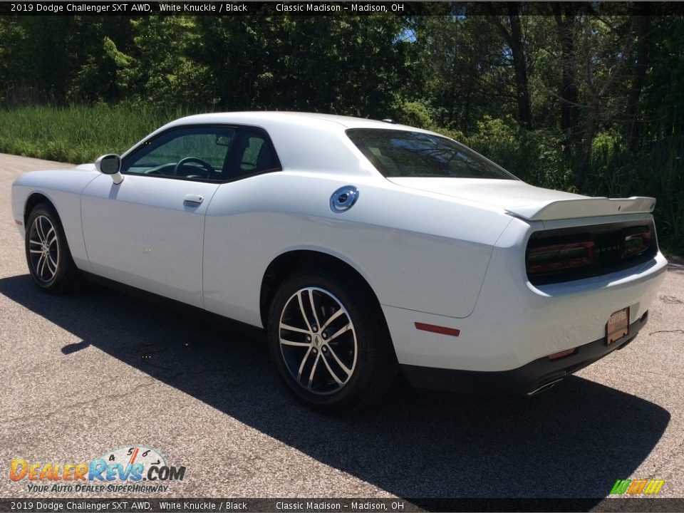2019 Dodge Challenger SXT AWD White Knuckle / Black Photo #3