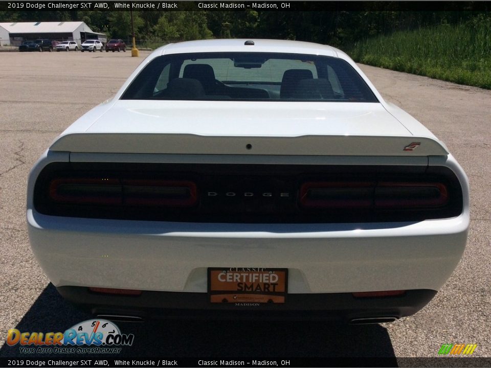 2019 Dodge Challenger SXT AWD White Knuckle / Black Photo #4
