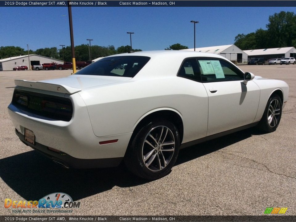 2019 Dodge Challenger SXT AWD White Knuckle / Black Photo #5