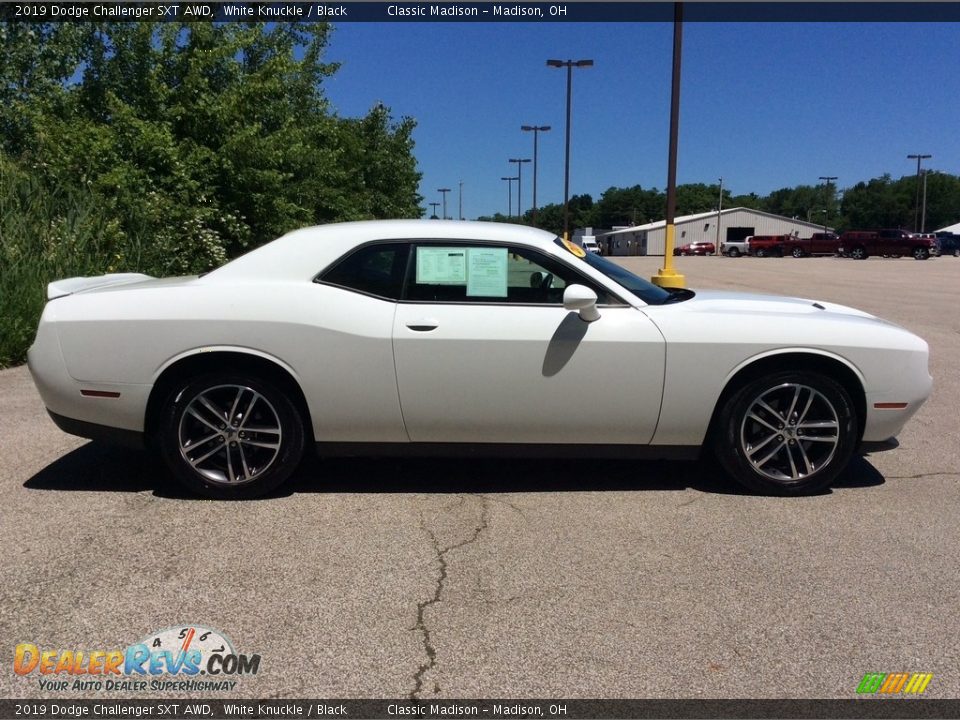2019 Dodge Challenger SXT AWD White Knuckle / Black Photo #6