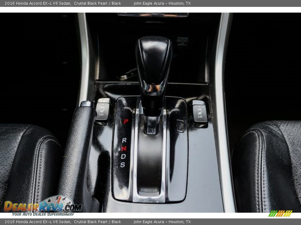 2016 Honda Accord EX-L V6 Sedan Crystal Black Pearl / Black Photo #34