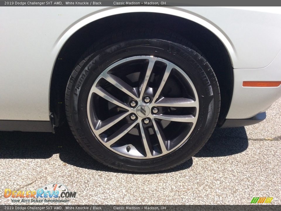 2019 Dodge Challenger SXT AWD White Knuckle / Black Photo #9