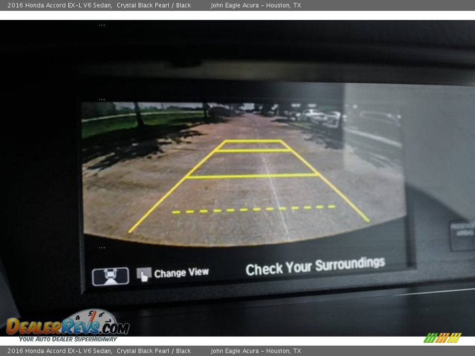 2016 Honda Accord EX-L V6 Sedan Crystal Black Pearl / Black Photo #35