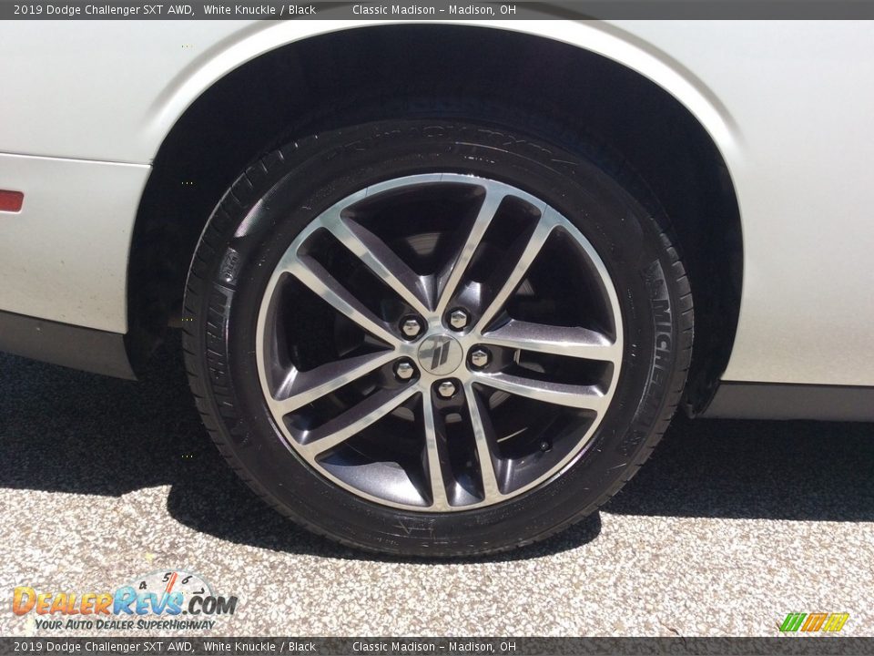 2019 Dodge Challenger SXT AWD White Knuckle / Black Photo #10