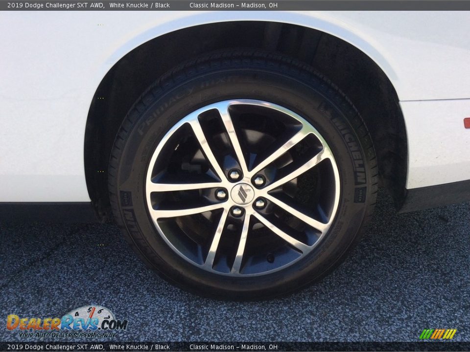 2019 Dodge Challenger SXT AWD White Knuckle / Black Photo #11