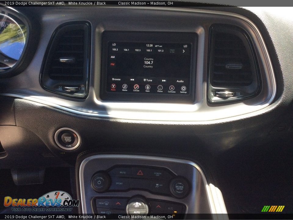 2019 Dodge Challenger SXT AWD White Knuckle / Black Photo #19