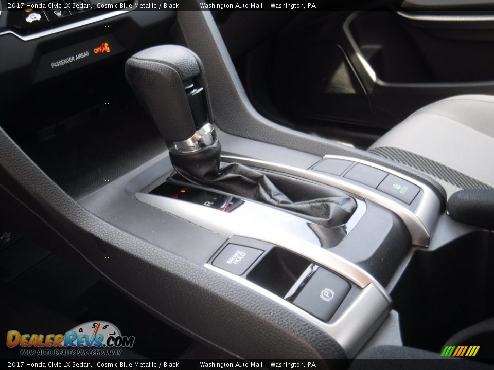 2017 Honda Civic LX Sedan Cosmic Blue Metallic / Black Photo #13