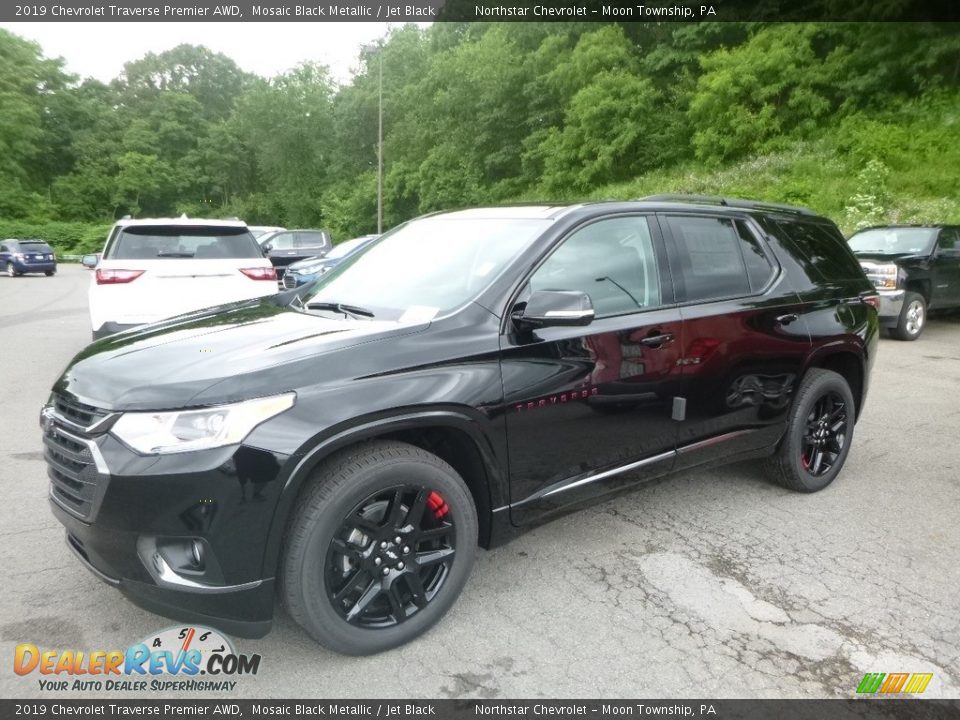 2019 Chevrolet Traverse Premier AWD Mosaic Black Metallic / Jet Black Photo #1