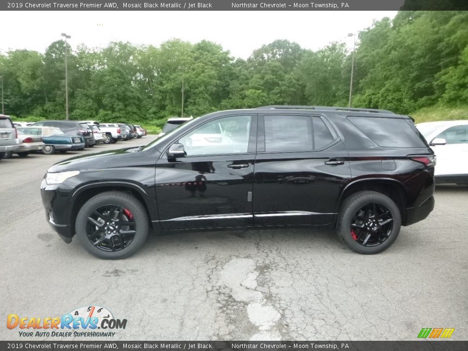 2019 Chevrolet Traverse Premier AWD Mosaic Black Metallic / Jet Black Photo #2