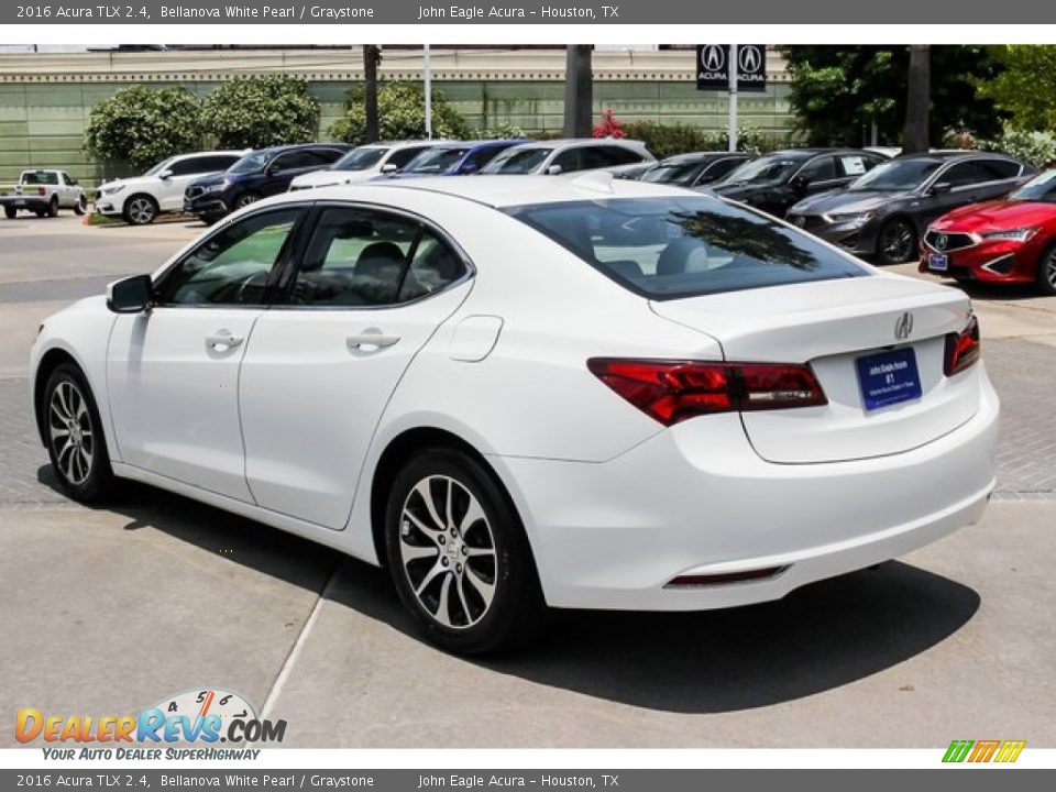 2016 Acura TLX 2.4 Bellanova White Pearl / Graystone Photo #5