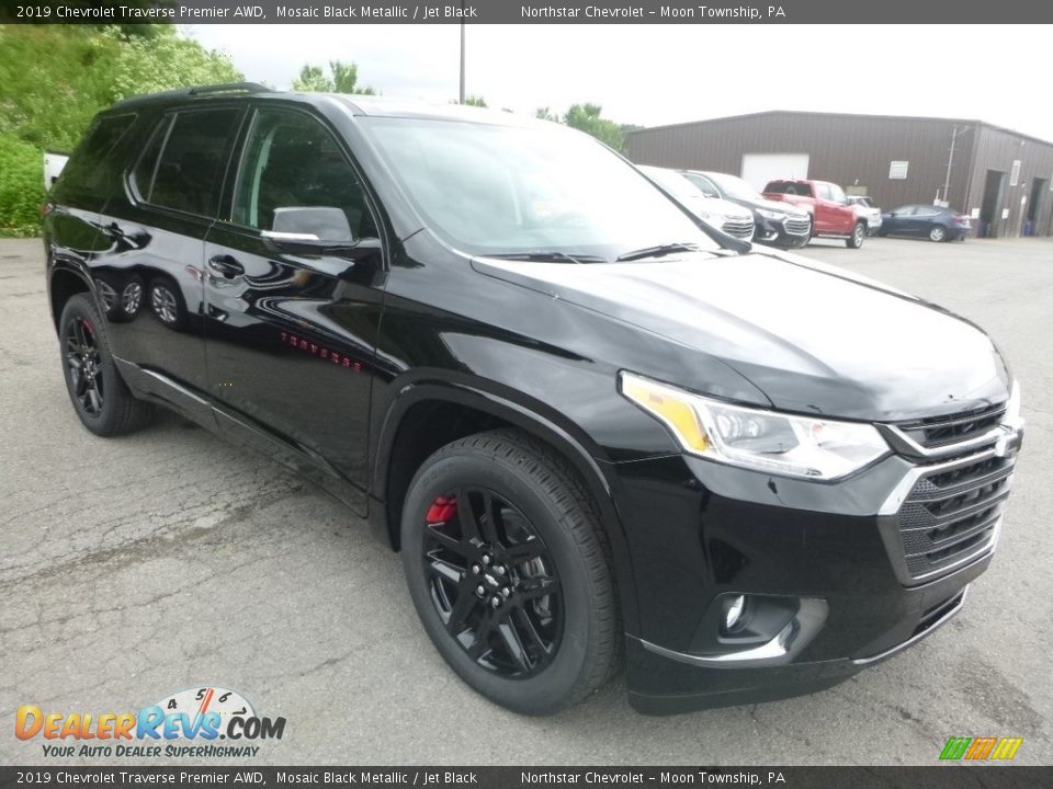 2019 Chevrolet Traverse Premier AWD Mosaic Black Metallic / Jet Black Photo #7