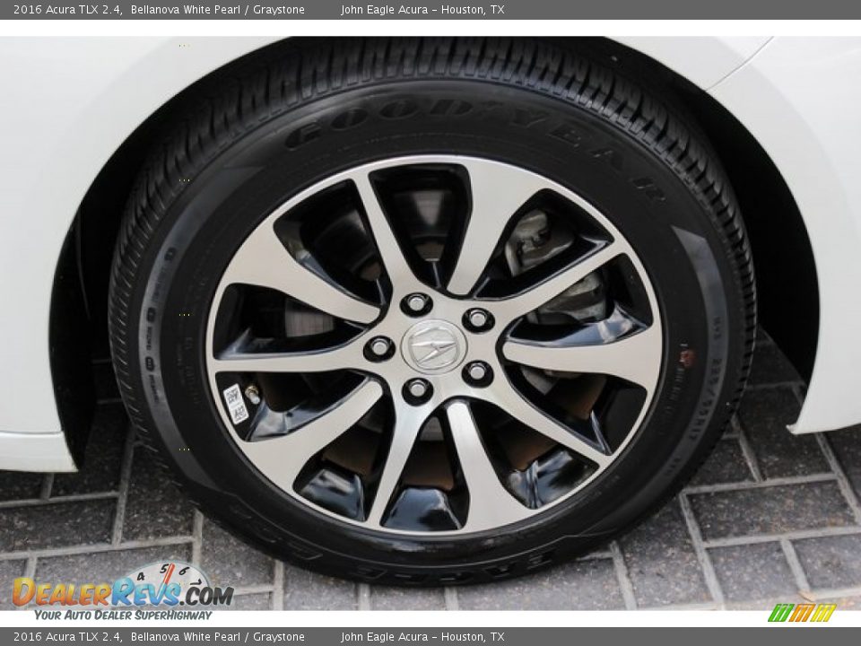 2016 Acura TLX 2.4 Bellanova White Pearl / Graystone Photo #10