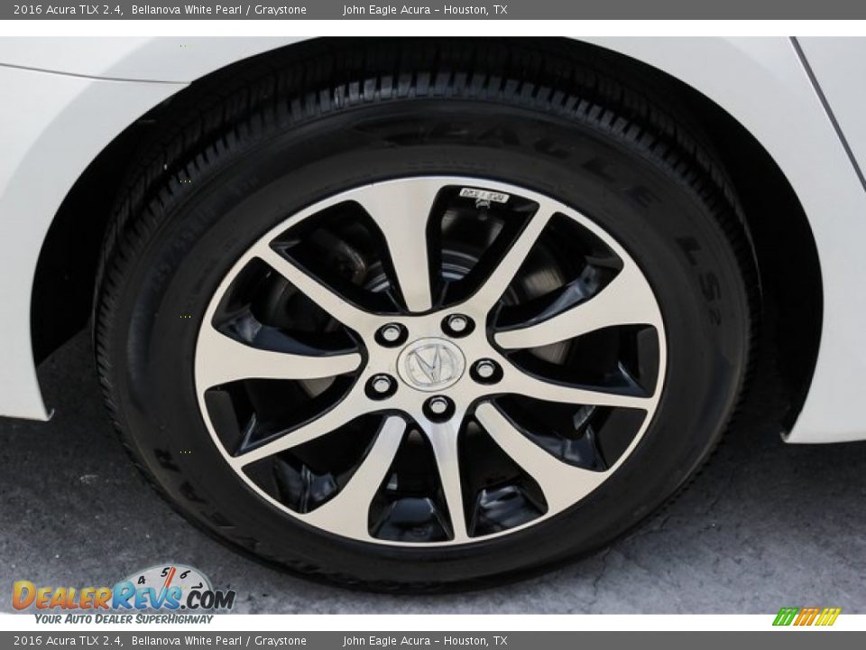 2016 Acura TLX 2.4 Bellanova White Pearl / Graystone Photo #11