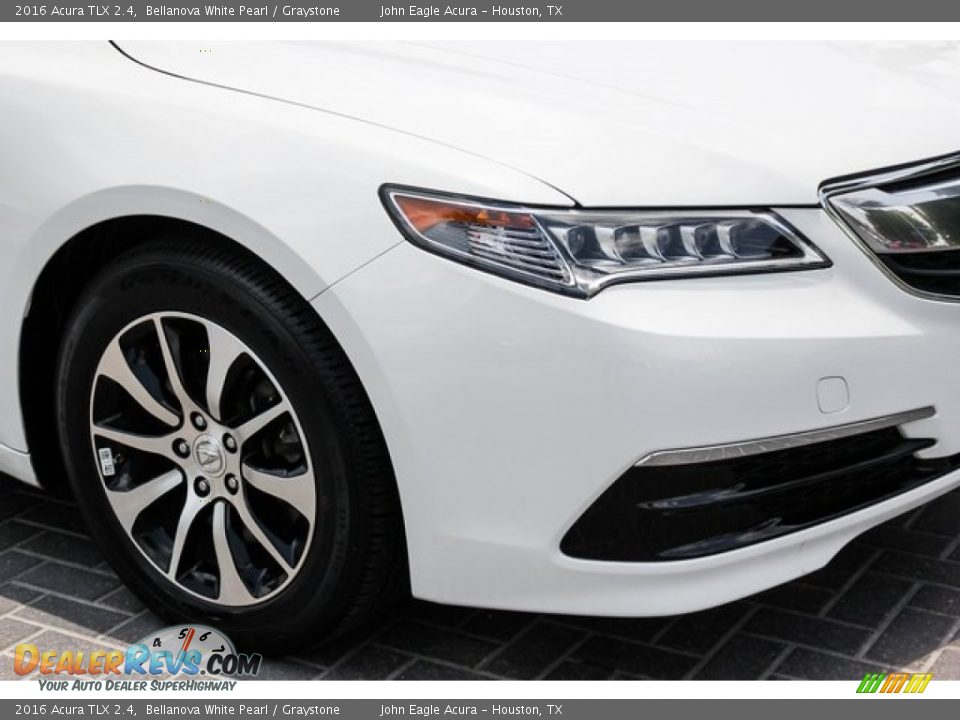 2016 Acura TLX 2.4 Bellanova White Pearl / Graystone Photo #12