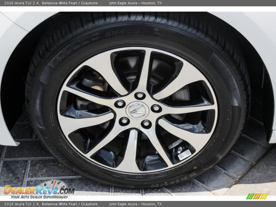 2016 Acura TLX 2.4 Bellanova White Pearl / Graystone Photo #14
