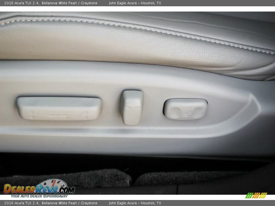 2016 Acura TLX 2.4 Bellanova White Pearl / Graystone Photo #16