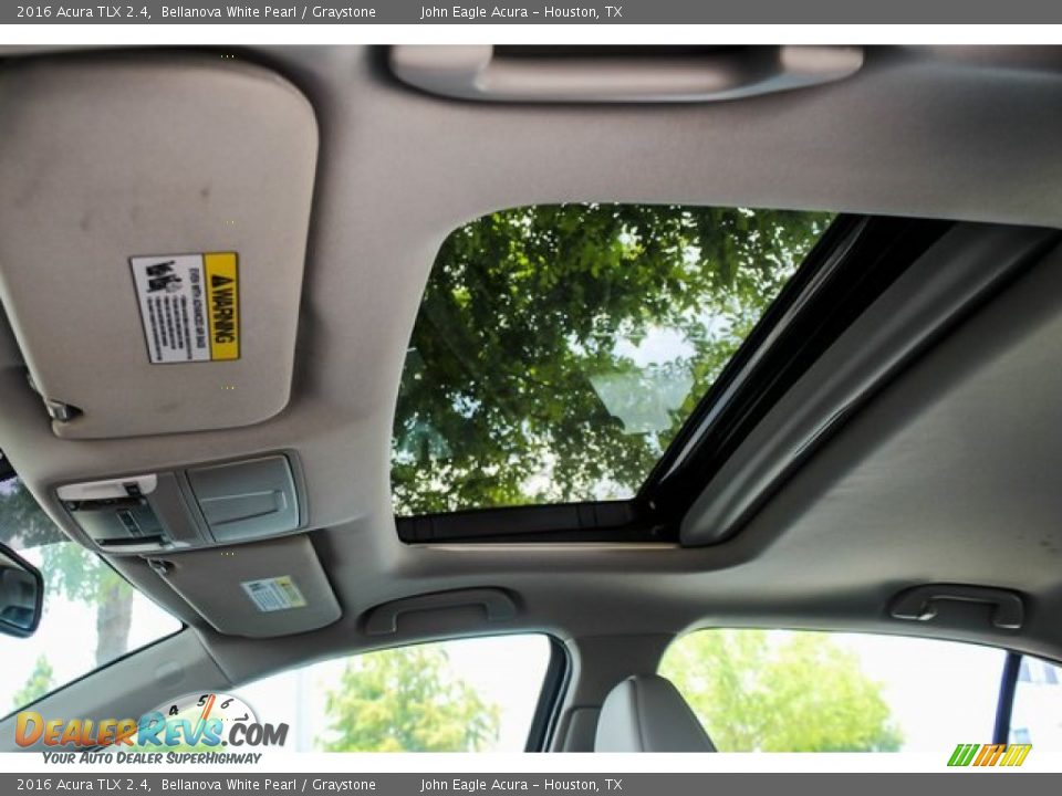 2016 Acura TLX 2.4 Bellanova White Pearl / Graystone Photo #17