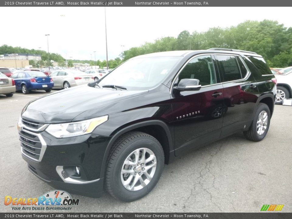 2019 Chevrolet Traverse LT AWD Mosaic Black Metallic / Jet Black Photo #1