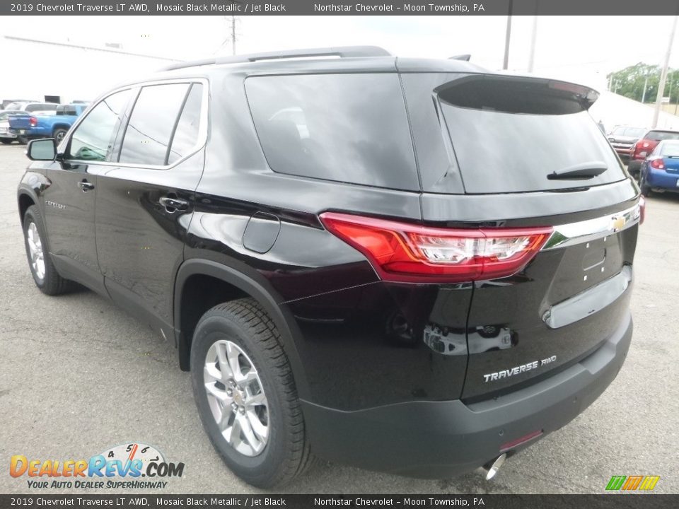 2019 Chevrolet Traverse LT AWD Mosaic Black Metallic / Jet Black Photo #3