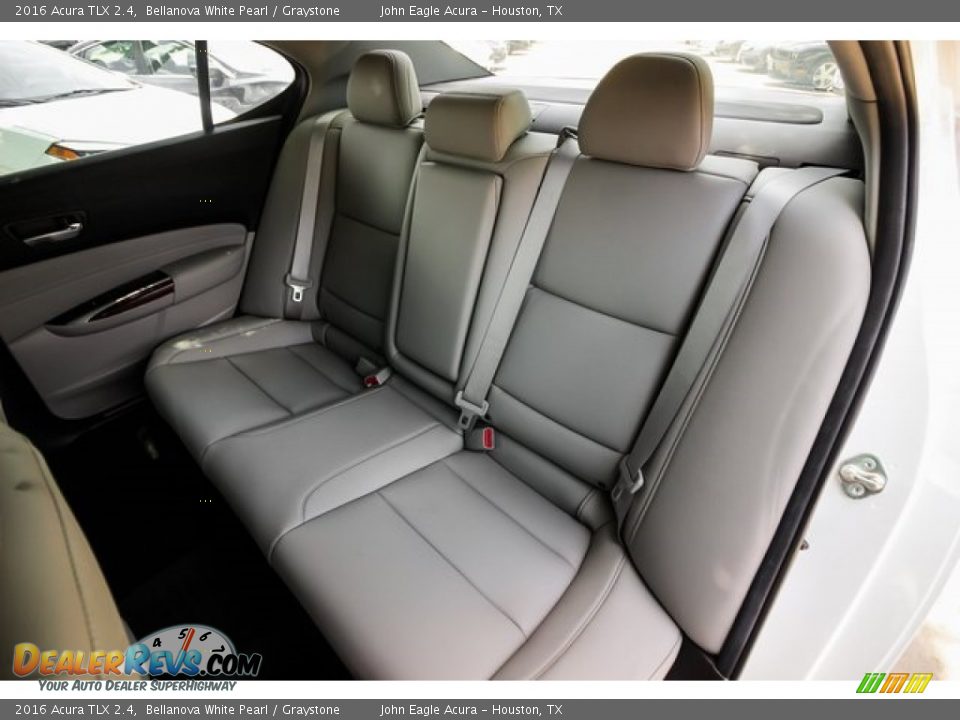 2016 Acura TLX 2.4 Bellanova White Pearl / Graystone Photo #21