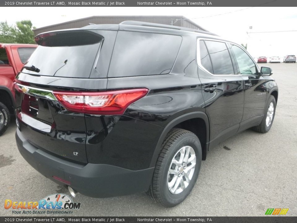 2019 Chevrolet Traverse LT AWD Mosaic Black Metallic / Jet Black Photo #5