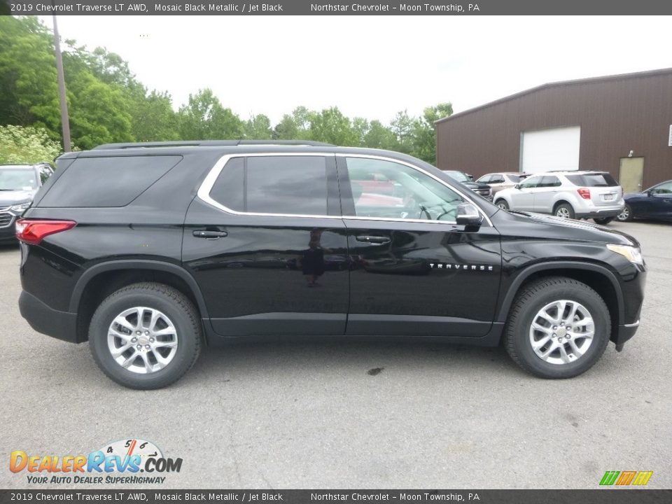 2019 Chevrolet Traverse LT AWD Mosaic Black Metallic / Jet Black Photo #6
