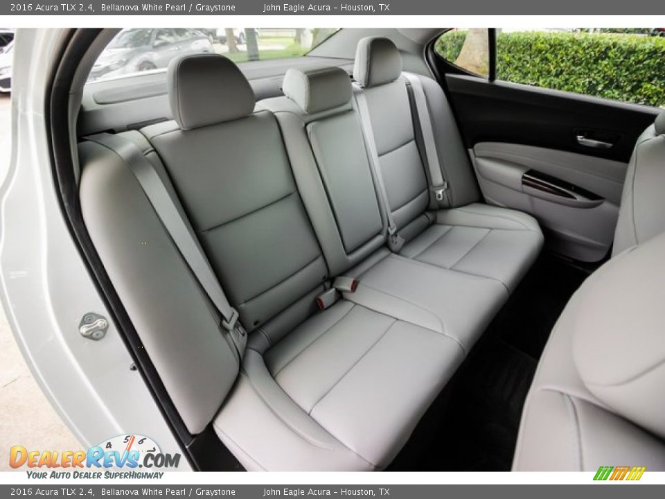 2016 Acura TLX 2.4 Bellanova White Pearl / Graystone Photo #24