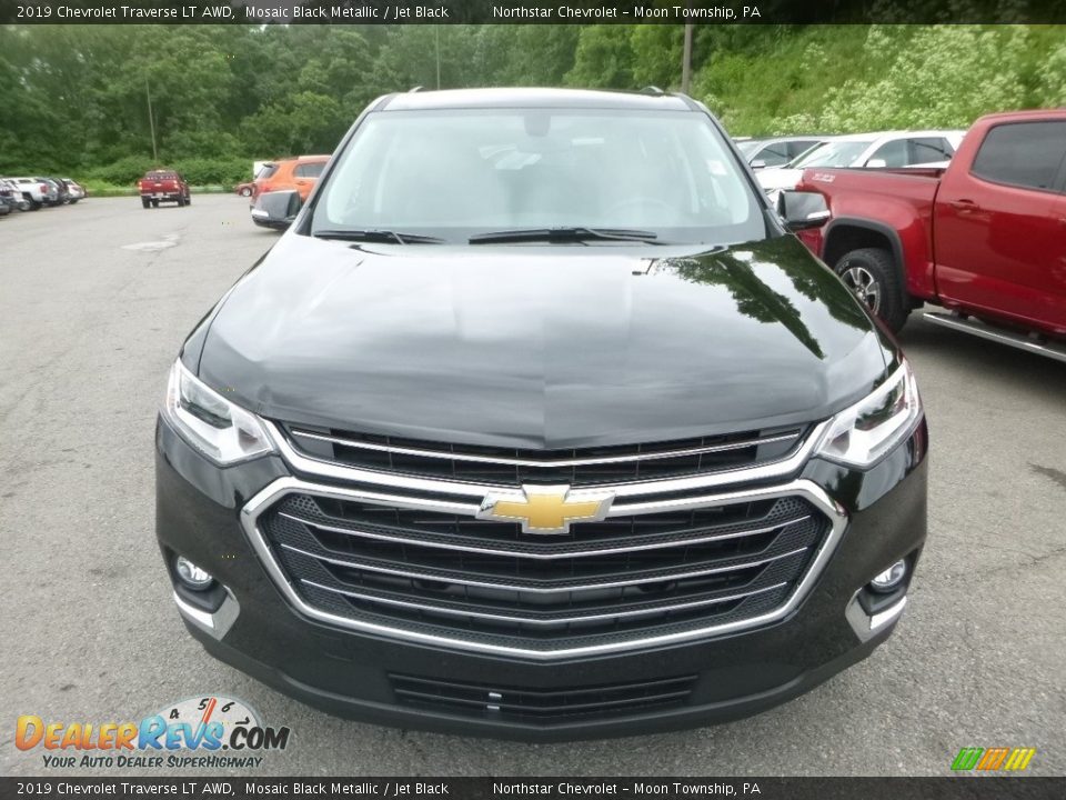 2019 Chevrolet Traverse LT AWD Mosaic Black Metallic / Jet Black Photo #8