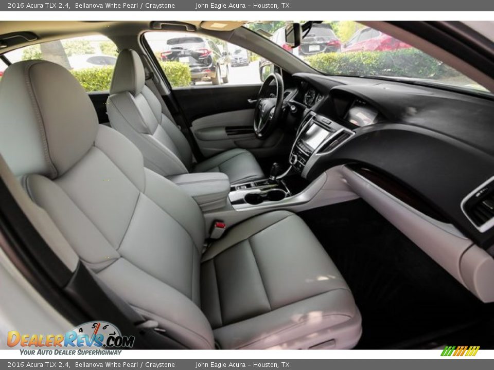 2016 Acura TLX 2.4 Bellanova White Pearl / Graystone Photo #26