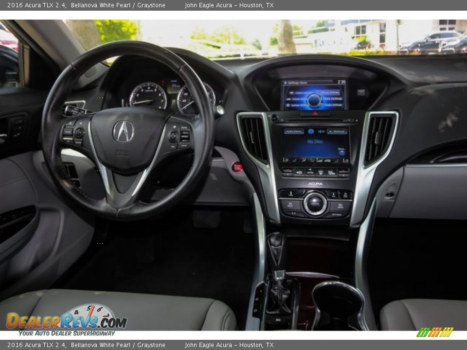 2016 Acura TLX 2.4 Bellanova White Pearl / Graystone Photo #28