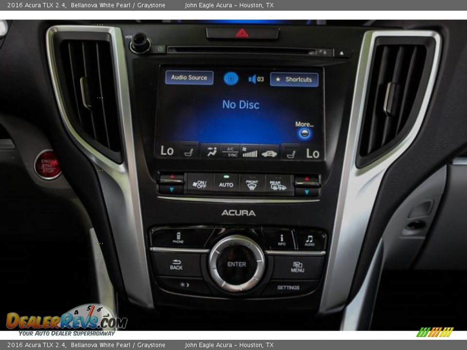 2016 Acura TLX 2.4 Bellanova White Pearl / Graystone Photo #30