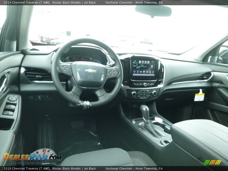 2019 Chevrolet Traverse LT AWD Mosaic Black Metallic / Jet Black Photo #13