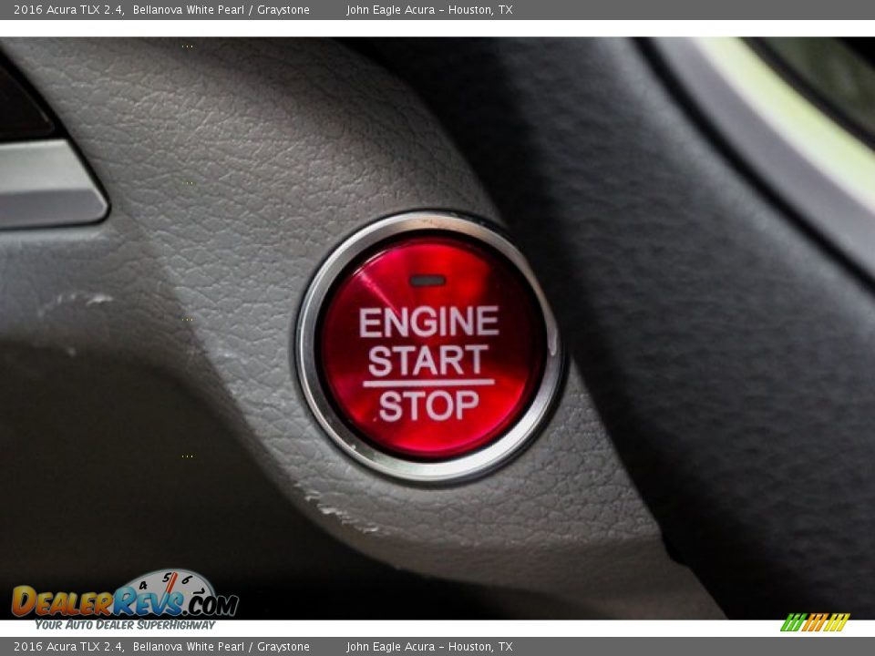 2016 Acura TLX 2.4 Bellanova White Pearl / Graystone Photo #34