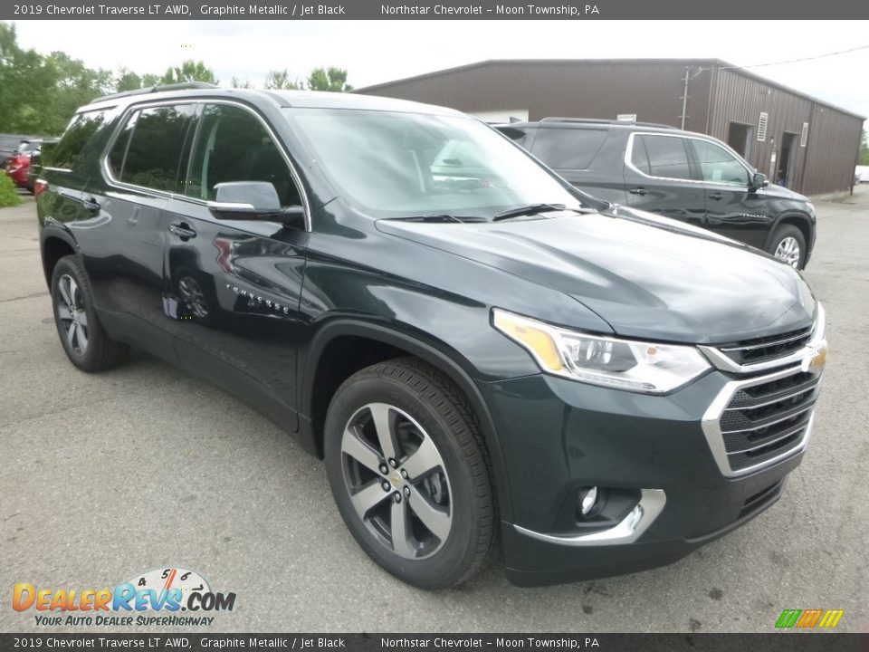2019 Chevrolet Traverse LT AWD Graphite Metallic / Jet Black Photo #7