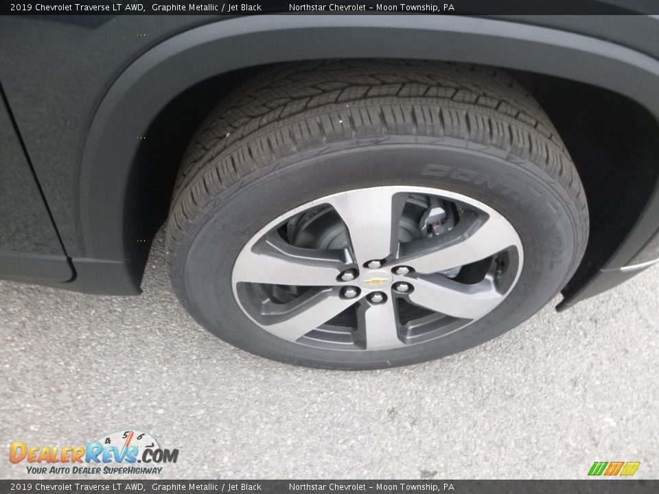 2019 Chevrolet Traverse LT AWD Graphite Metallic / Jet Black Photo #9
